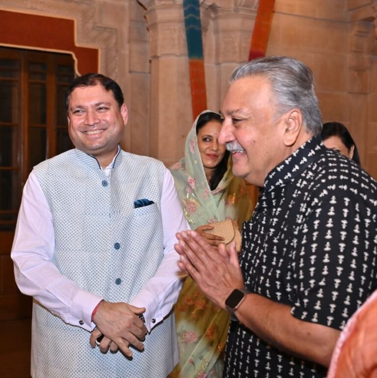 Sundeep Bhutoria with Erstwhile Jodhpur Royal Maharaja Gaj Singh ji