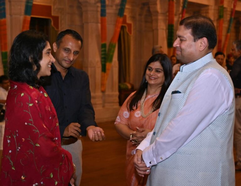 Sundeep Bhutoria with Preeti Balia, Vikas Balia and Preeti Mehta