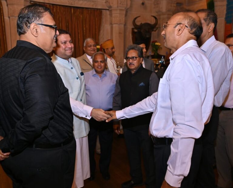 Sundeep Bhutoria with Anurag Mehta, Nirmal Bhandari and SR Vadera