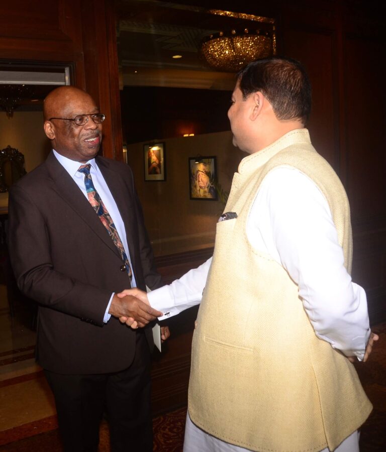 Sundeep Bhutoria with Yemi Odanye, Deputy Head of Mission – East & Northeast India British Deputy High Commission Kolkata