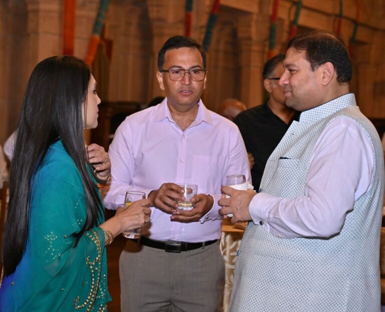 Sundeep Bhutoria with Apra Kuchhal and Briraj Singh