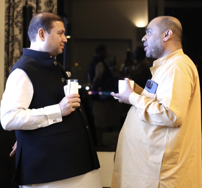 Sundeep Bhutoria with Abhijit Iyer-Mitra