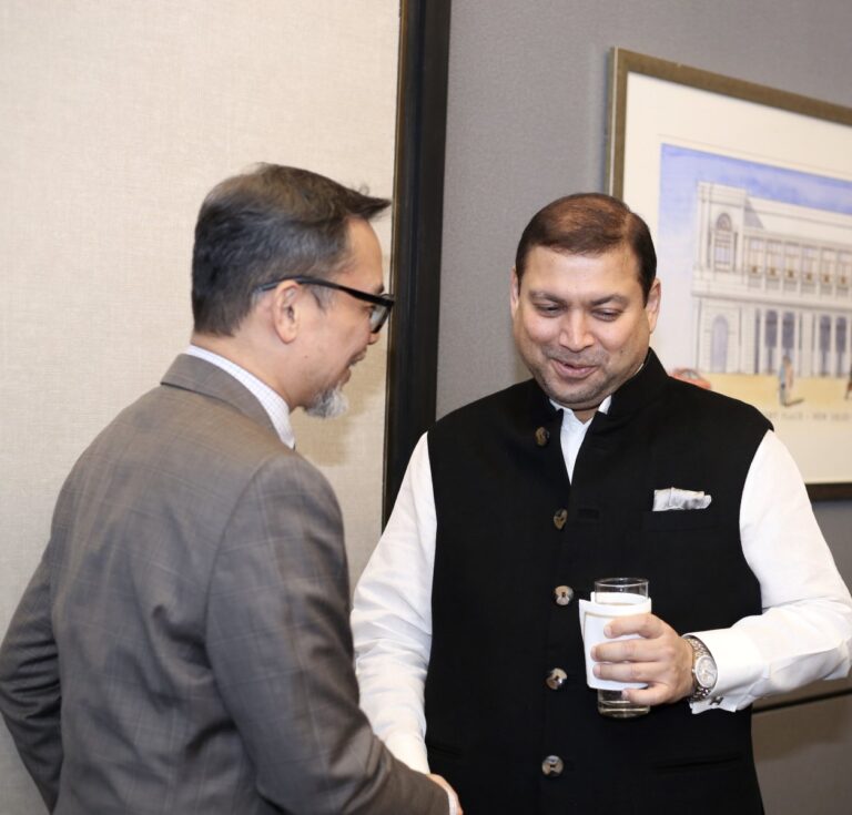 Sundeep Bhutoria with Josel Ignacio, Ambassador of Philippines to India