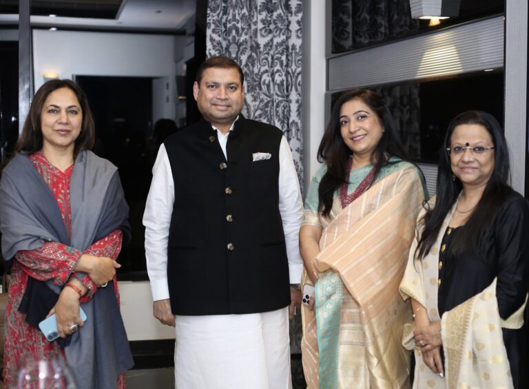 Sundeep Bhutoria with Poonam Sharma, Poonam Bafna and Anindita Chatterjee