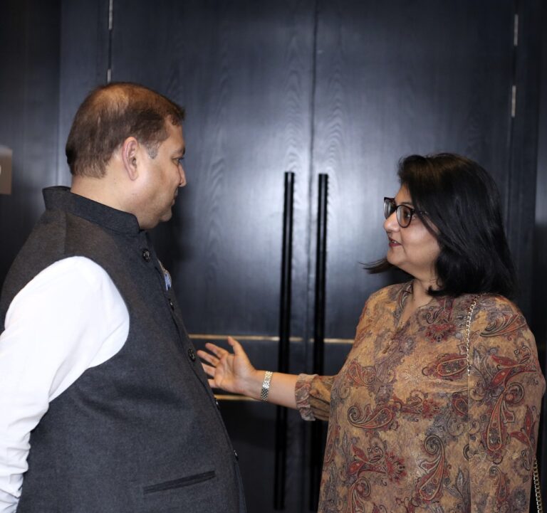 Sundeep Bhutoria with Priya Sahgal