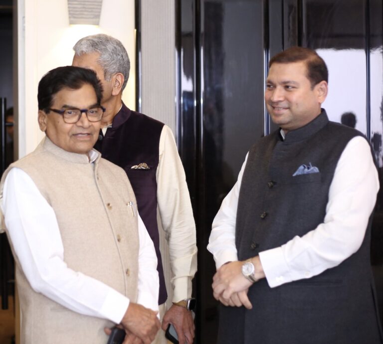 Sundeep Bhutoria with Ram Gopal Yadav