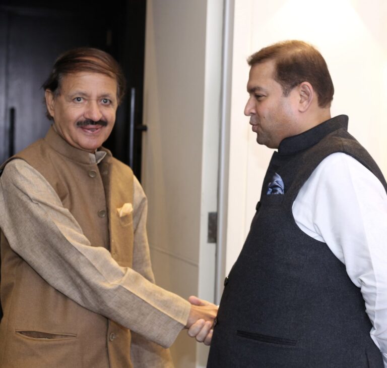 Sundeep Bhutoria with Rashid Alvi