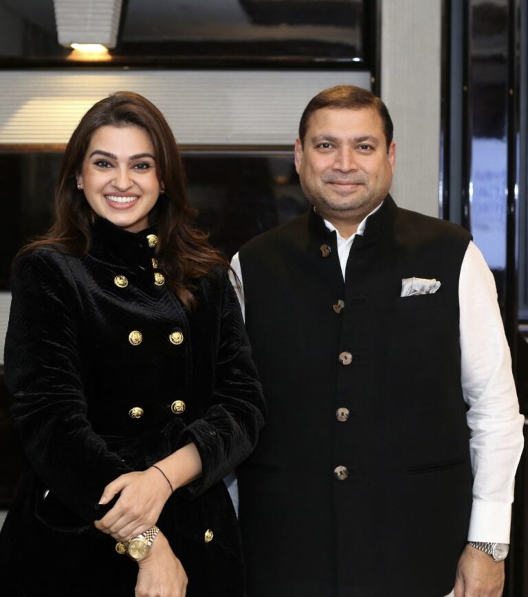 Sundeep Bhutoria with Ruhi Syal