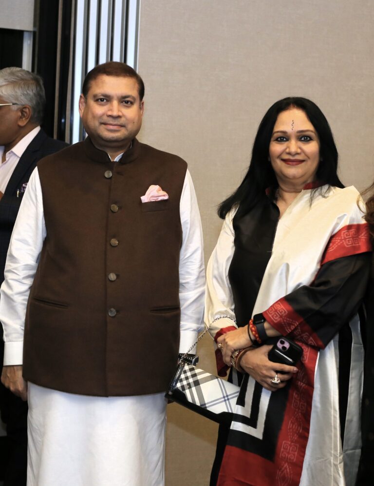 Sundeep Bhutoria with Pratibha Prahlad