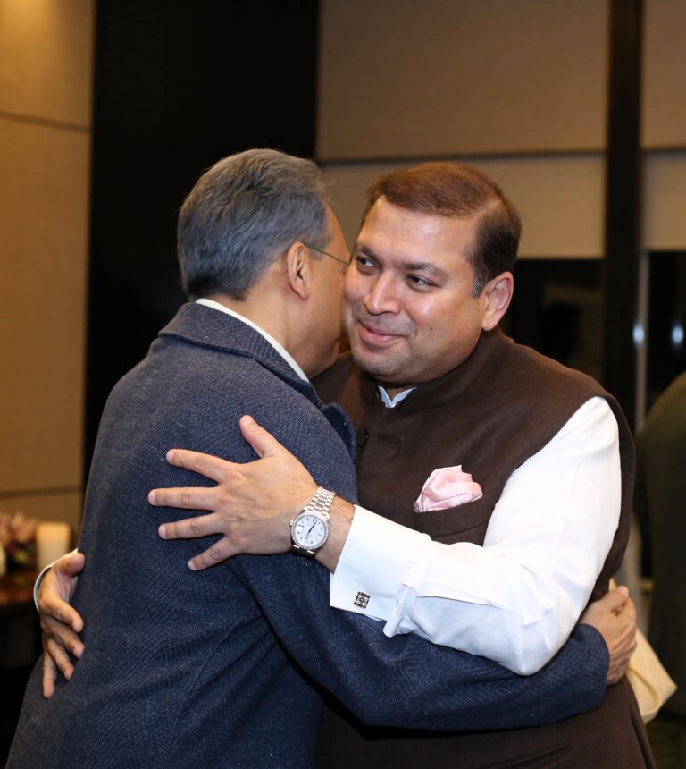 Sundeep Bhutoria with Mohinder Verma