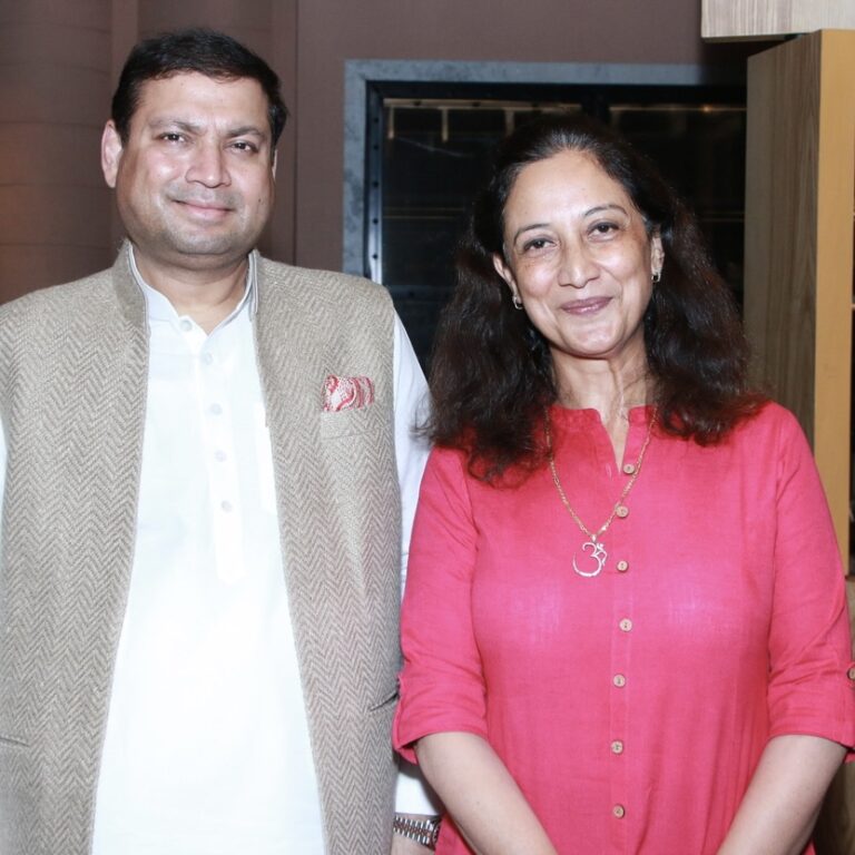 Sundeep Bhutoria with Saguna Jain at a get-together hosted by him at Koyo Koyo in Chandigarh