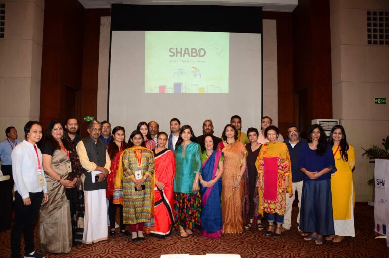 Sundeep Bhutoria with delgates from across India for the Shabd Literary Meet held at Hyatt Kolkata