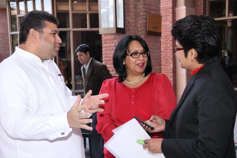 Sundeep Bhutoria with Baroness Verma and Dr Param Navadeep at a session of Ek Mulakat in Jaipur