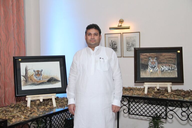 Sundeep Bhutoria at the celebrating Ranthambore party of The Safari in Jaipur