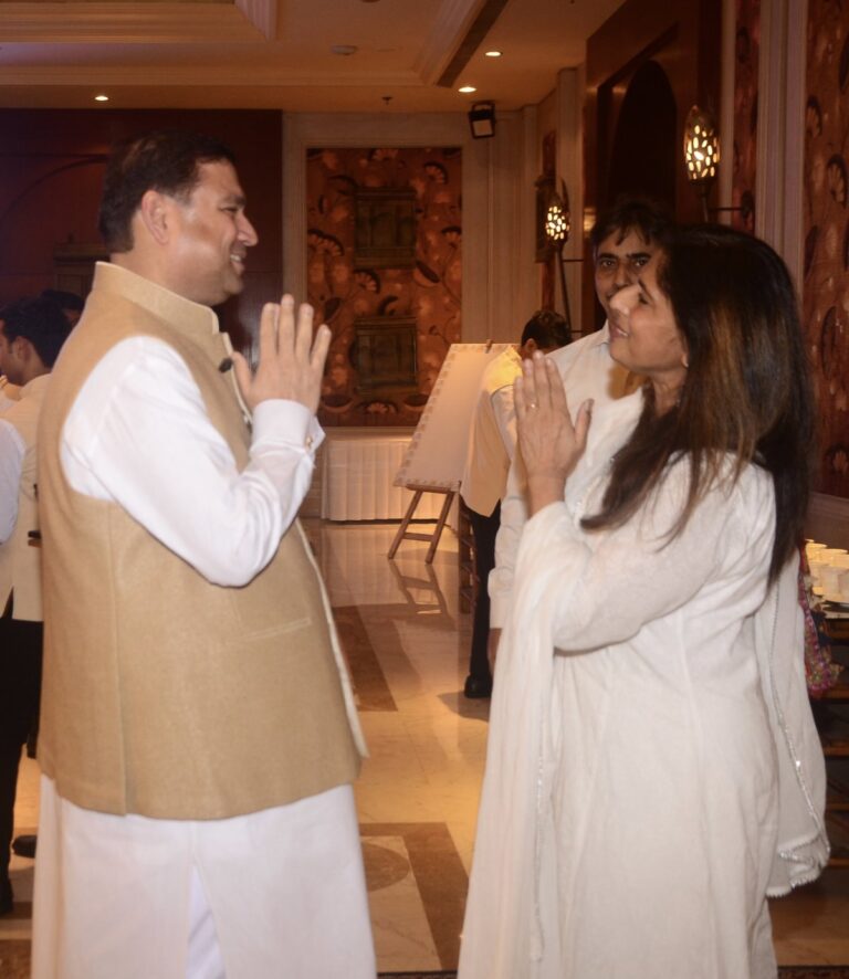 Sundeep Bhutoria with Rachna Yadav