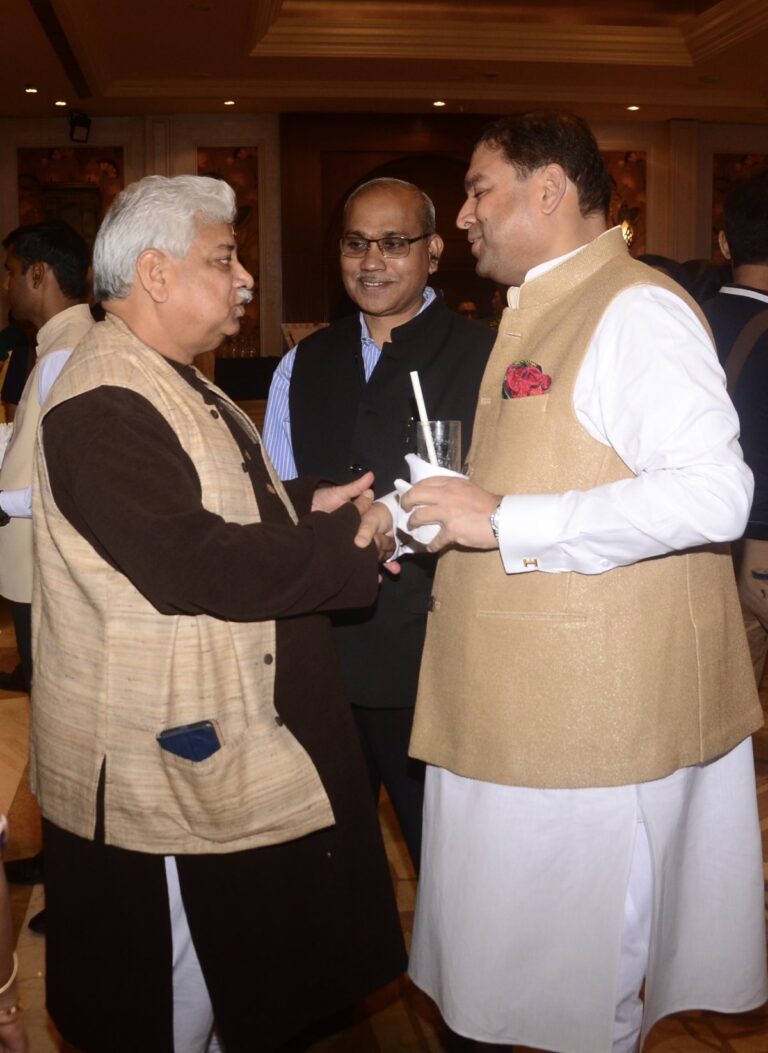 Sundeep Bhutoria with Atul Tiwari