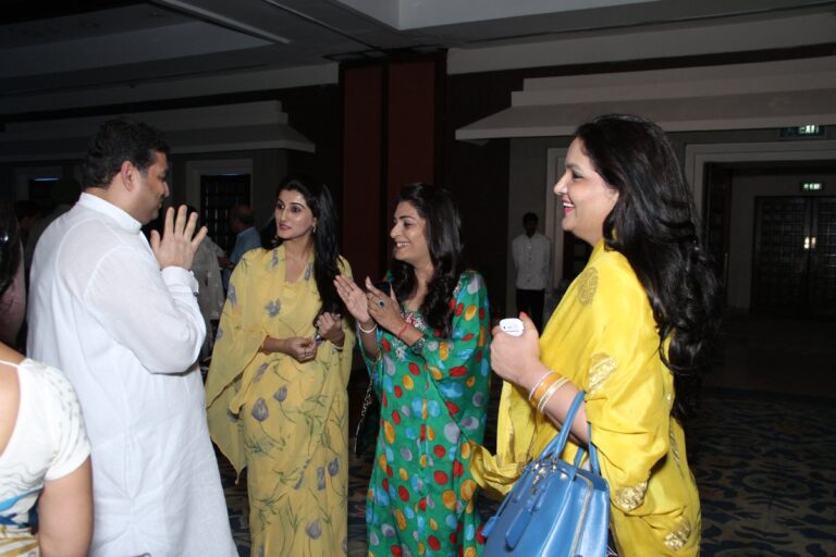 Sundeep Bhutoria with Rukshamani Singh and others at the celebration of The Safari party in Jaipur