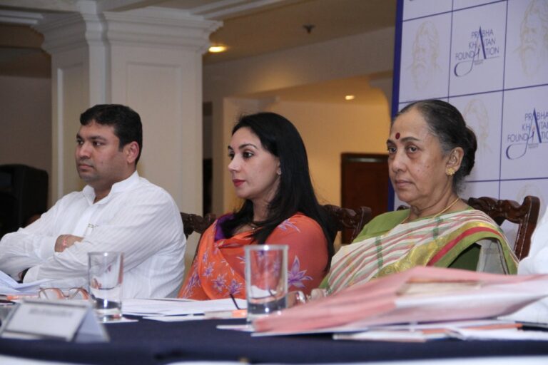 Sundeep Bhutoria with Governor of Rajasthan, Margaret Alva, and Diya Kumari