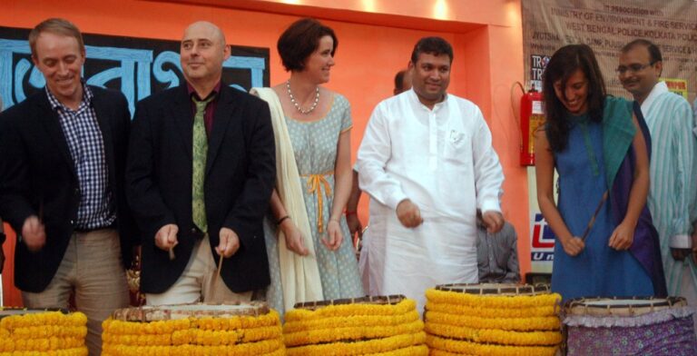 Sundeep Bhutoria with members of the foreign consular corps