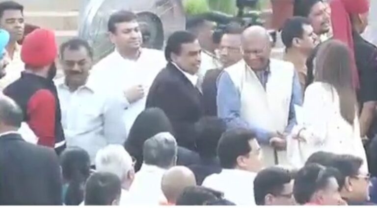 Sundeep Bhutoria at the Prime Minister Modi's swearing-in ceremony at the Rashtrapati Bhawan