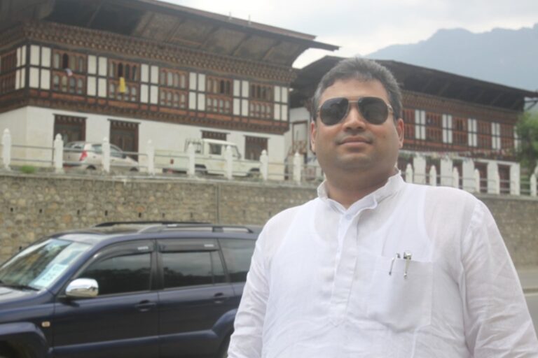 Sundeep Bhutoria at The Taj Tashi in Thimpu, Bhutan