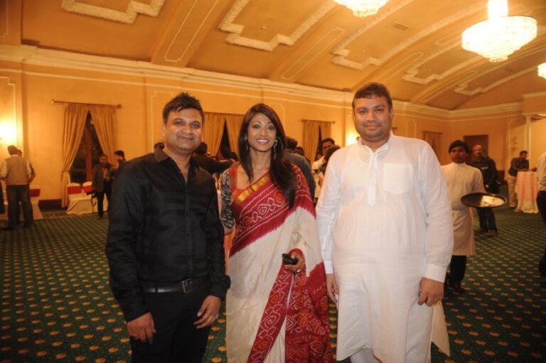 Sundeep Bhutoria with Mahendra Soni and Paoli Dam