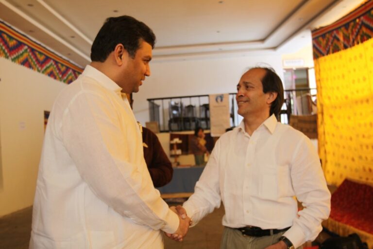 Sundeep Bhutoria with author Vikram Seth