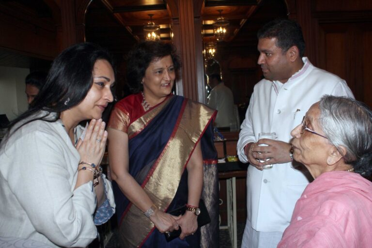 Sundeep Bhutoria with Madhu Neotia, Neeta Boochra and Krishna Bose at The Taj Bengal in Kolkata