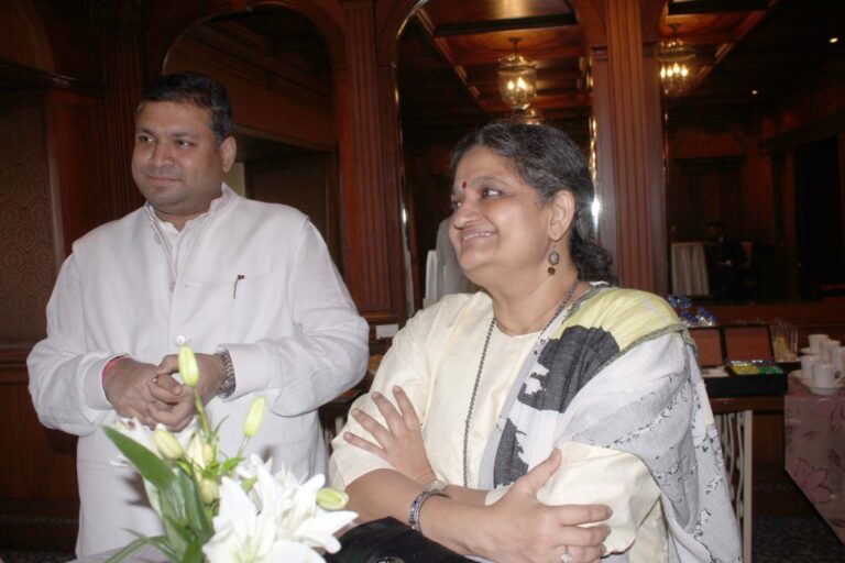 Sundeep Bhutoria with Anuradha Lohia