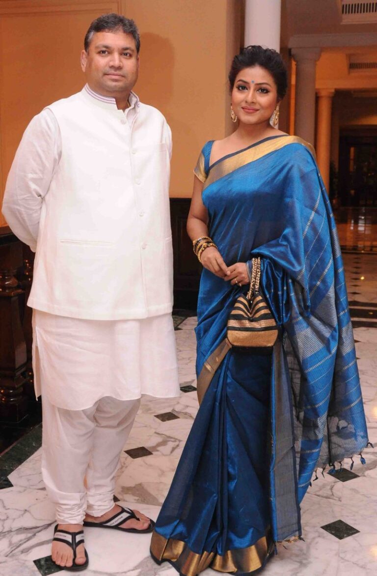 Sundeep Bhutoria with Gargi Roy Chowdhury at the music release of Buno Haansh at The Oberoi Grand Kolkata