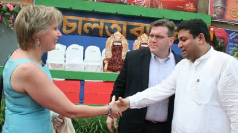 Sundeep Bhutoria with Jane Thompson, wife of US Consul General