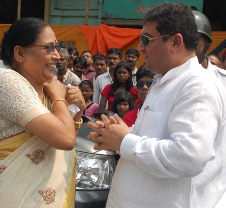 Sundeep Bhutoria with first lady of Kolkata, Padmini Narayanan