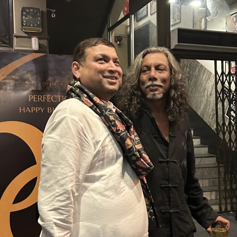 Sundeep Bhutoria with Arijit Dutta at his 60th birthday celebration