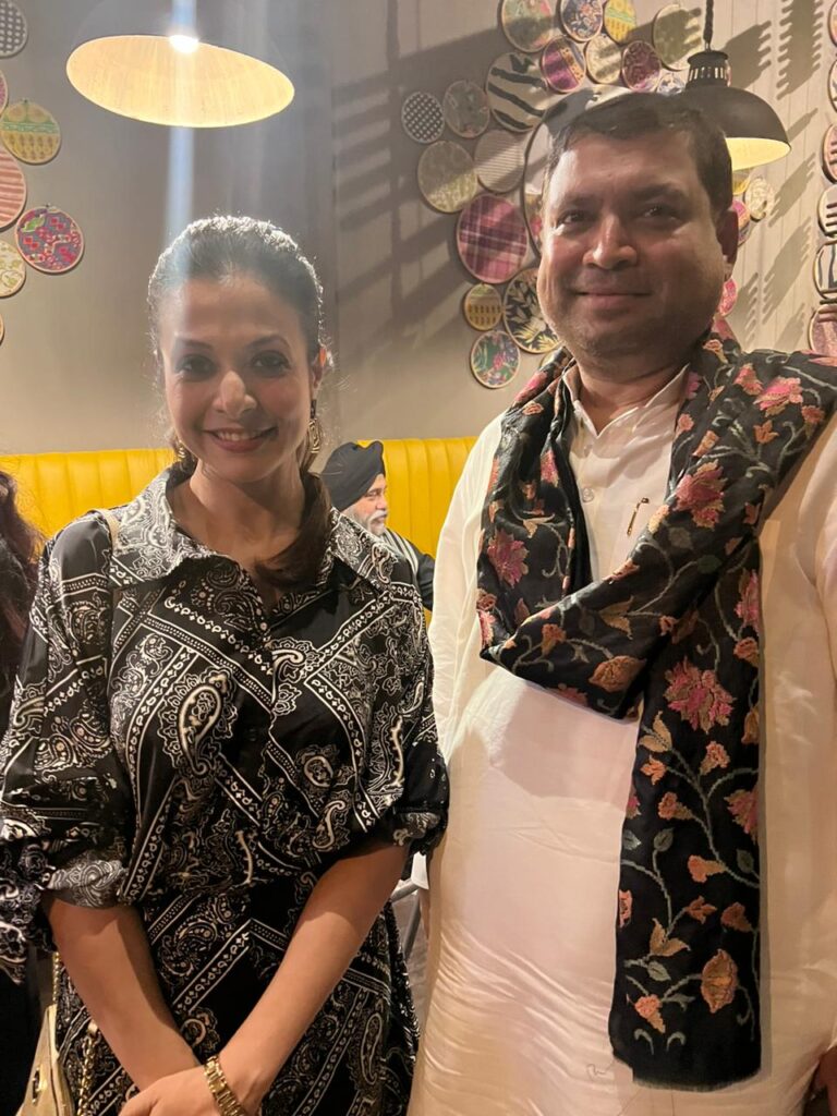 Sundeep Bhutoria with Koel Mullick at Arijit Dutta 60th birthday