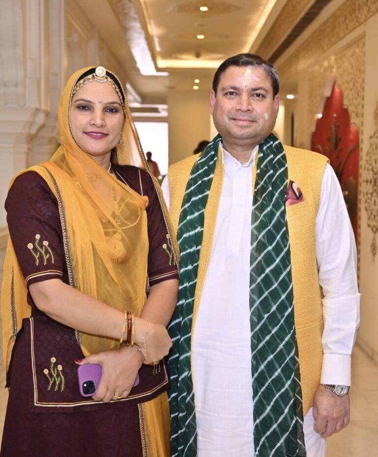 Sundeep Bhutoria with Ruma Devi