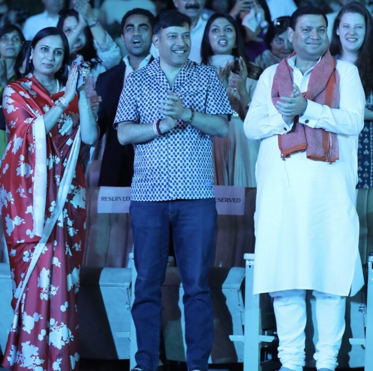 Sundeep Bhutoria with Saurabh Kakkar and Vinnie Kakkar