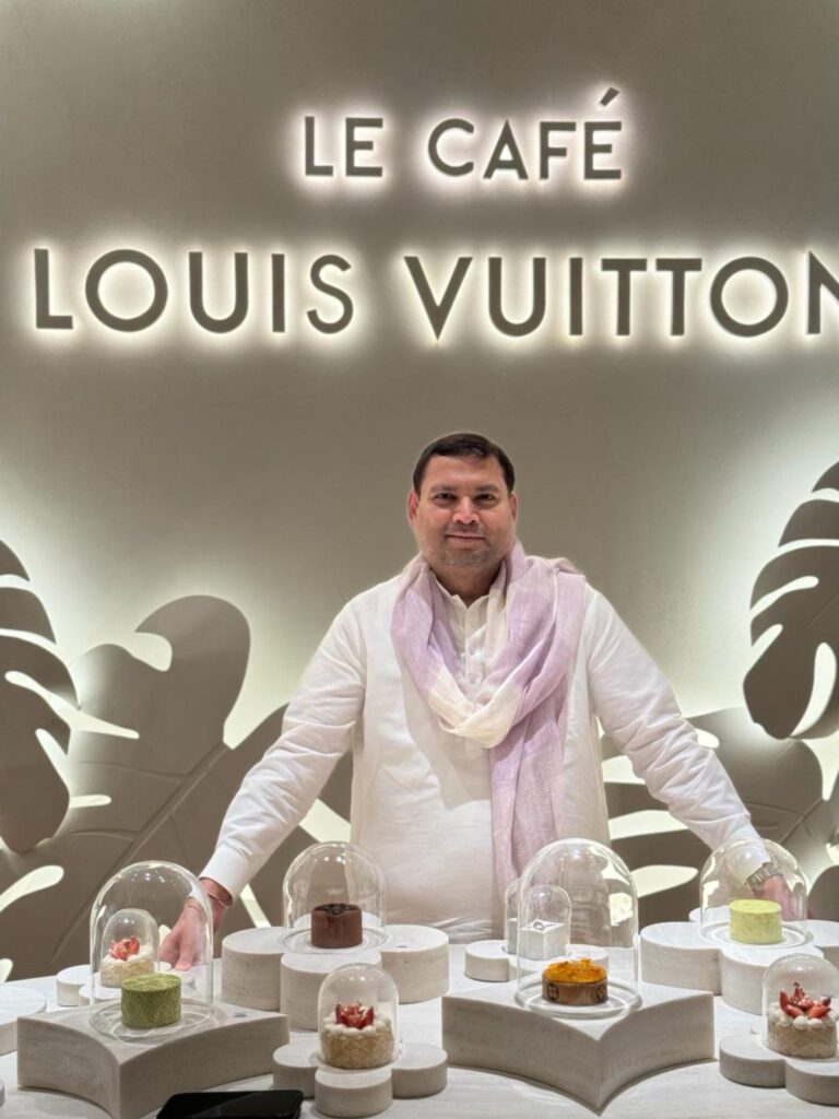 Sundeep Bhutoria at the Louis Vuitton Café in Bangkok, Thailand