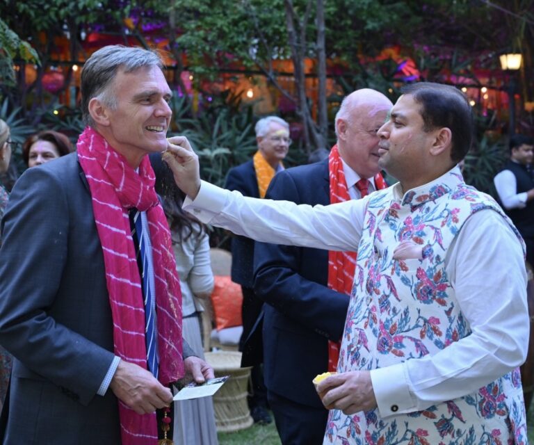 Sundeep Bhutoria with Georg Enzweiler Deputy Chief of Mission, Embassy of Germany