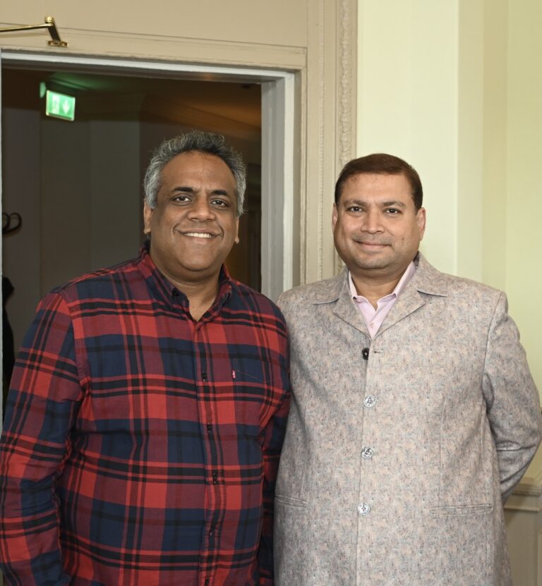 Sundeep Bhutoria with Karthik Subramanya, Entrepreneur: Orchestrator Scottish Enterprise, Indian Arts Connection