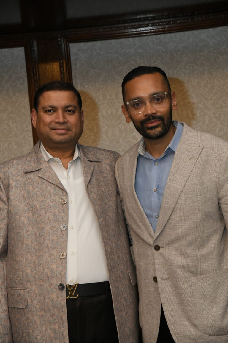 Sundeep Bhutoria with Nizam Uddin, Vice Chair and Chair of Governance and Nominations Committee, SOAS.