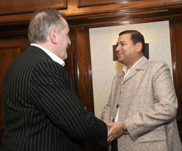 Sundeep Bhutoria with Stephen M Ferguson