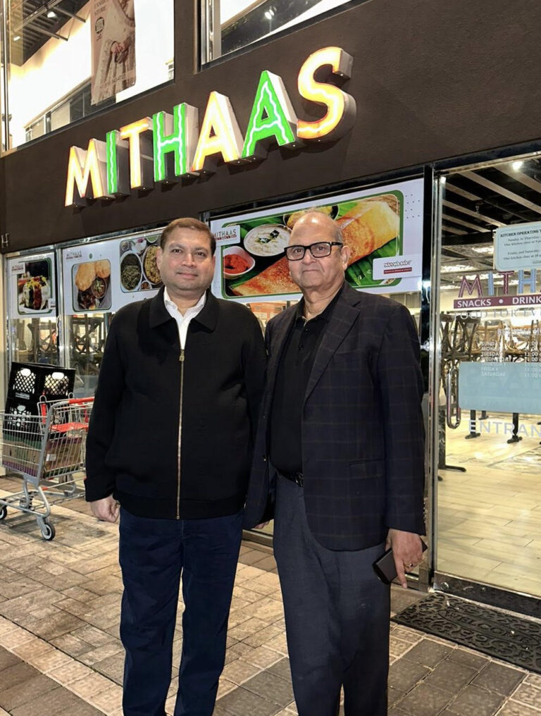 Sundeep Bhutoria with Prem Bhandari in New York