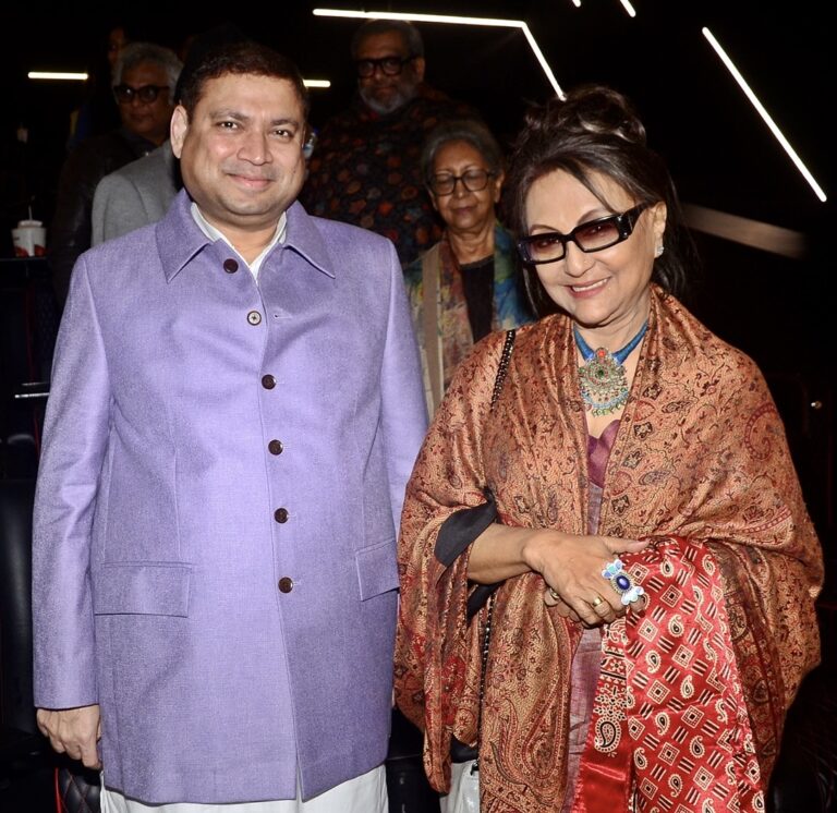 Sundeep Bhutoria with Aparna Sen