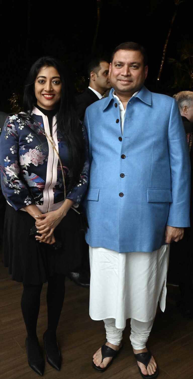 Sundeep Bhutoria with Paoli Dam