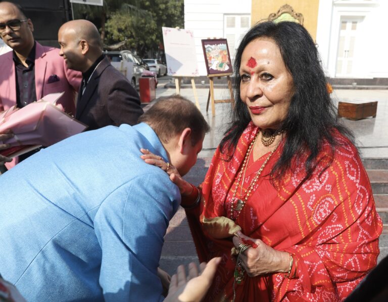 Sundeep Bhutoria with Sonal Mansingh