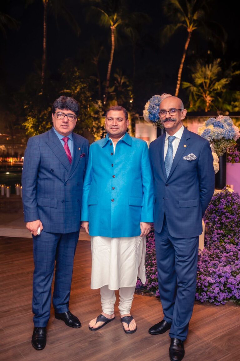 Sundeep Bhutoriab with Puneet Chhatwal and K Mohanchandran