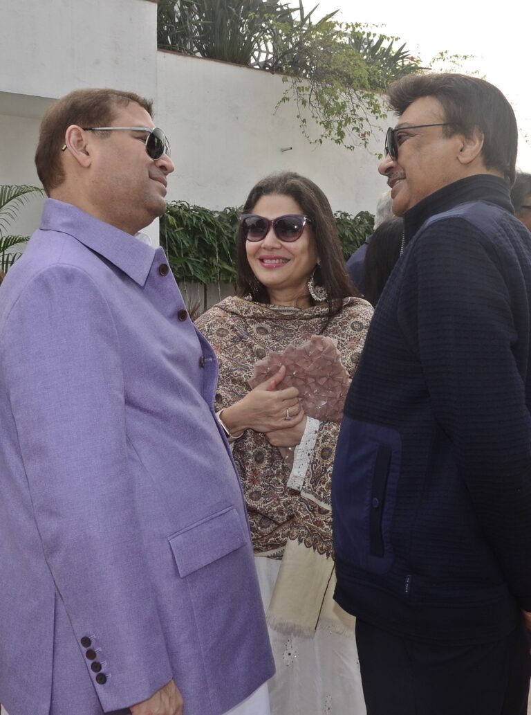 Sundeep Bhutoria with Abhilasha and Sanjay Sethia