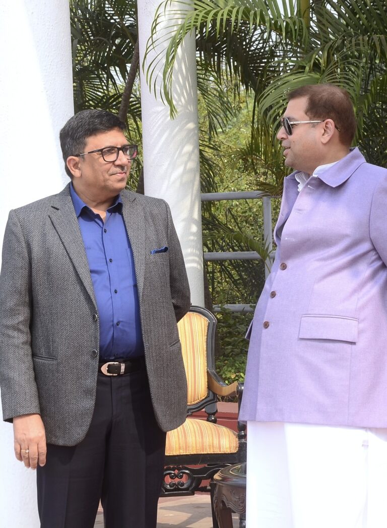 Sundeep Bhutoria with Deepak Jalan