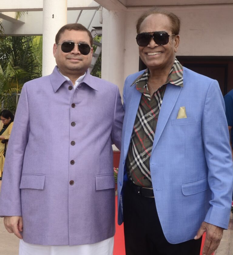 Sundeep Bhutoria with Dr Pronab Dasgupta