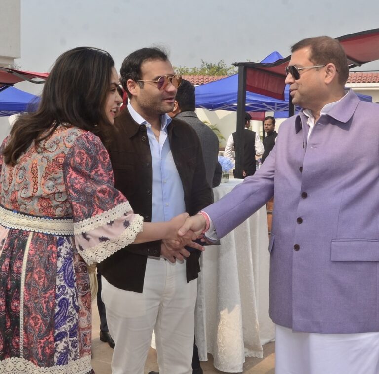 Sundeep Bhutoria with Mrs and Mr Poddar